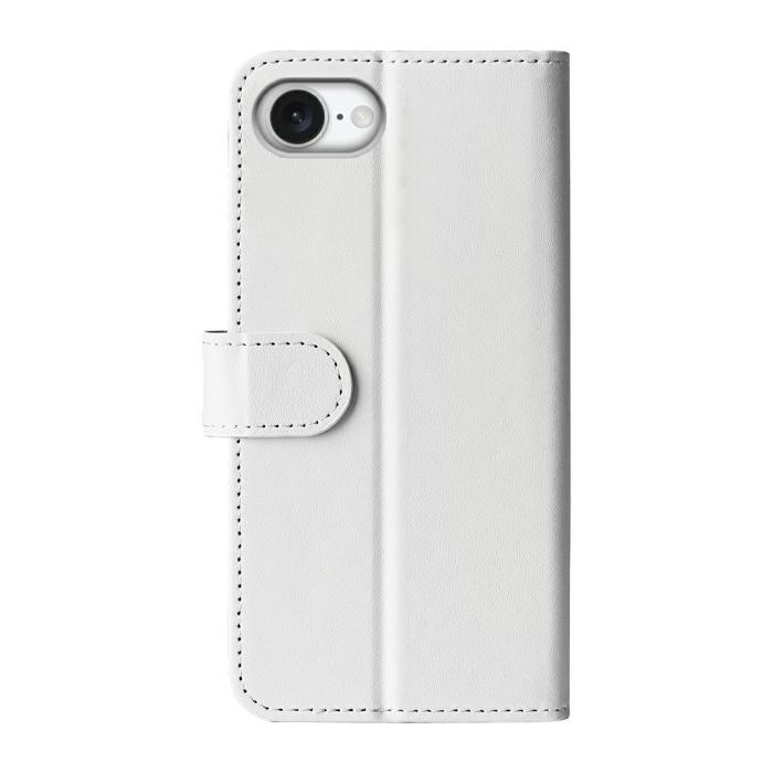 Bild 6,  iPhone 17e / 16e Fodral Crazy Horse Läder Vit - Teknikhallen.se