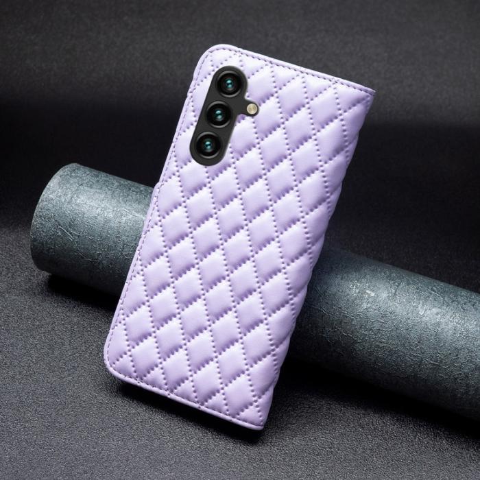 Bild 6,  Samsung Galaxy A55 5G Fodral Diamond Läder Lila - Teknikhallen.se