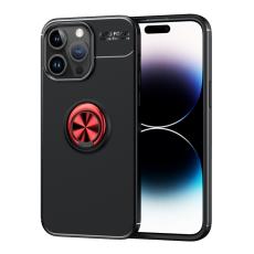  iPhone 15 Pro Max Skal Ring Svart/R&ouml;d - Teknikhallen.se