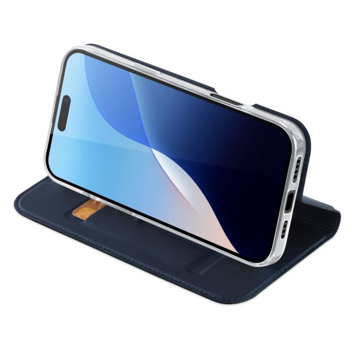 Bild 3, DUX DUCIS DUX DUCIS iPhone 16 Pro Fodral Skin Pro Series Mörk Blå - Teknikhallen.se