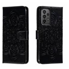  Samsung Galaxy A24 5G Fodral Mandala L&auml;der Svart - Teknikhallen.se