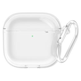  AirPods 4 Skal TPU Karbinhake Transparent - Teknikhallen.se