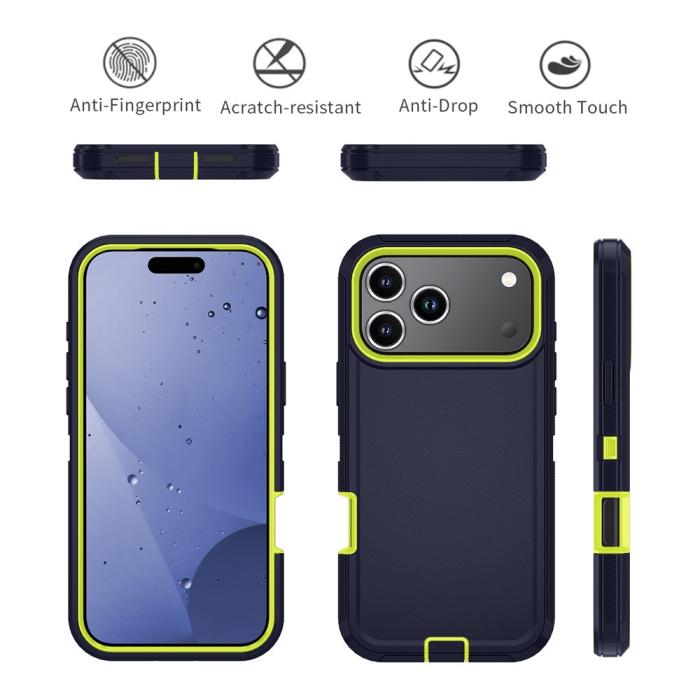 Bild 5,  iPhone 17 Pro Skal Extreme Shockproof Hybrid Blå - Teknikhallen.se