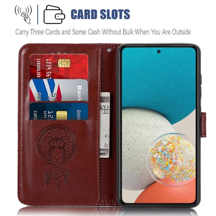 Bild 5,  Samsung Galaxy A53 5G Fodral Dream Catcher Brun - Teknikhallen.se