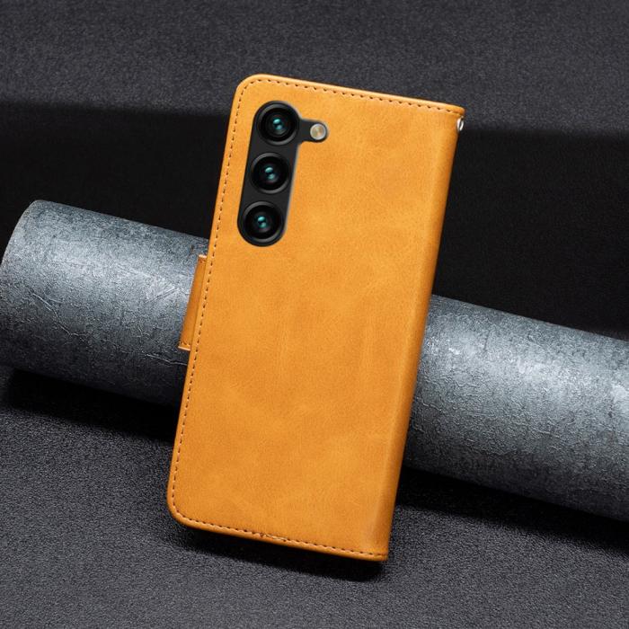 Bild 6,  Galaxy S25 Plus / S24 Plus Fodral Solid Shark Läder Brun - Teknikhallen.se