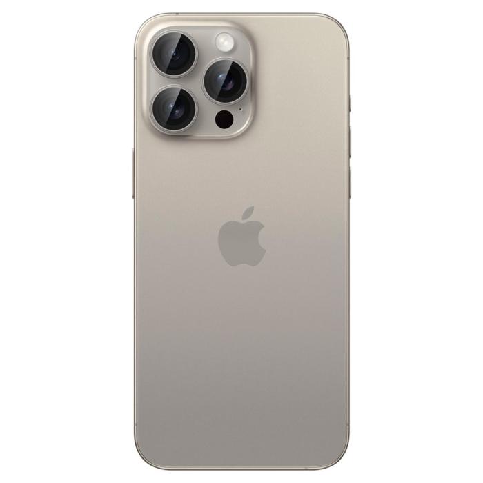 Bild 3, Spigen Spigen iPhone 16/15/14 Pro/Pro Max 2-PACK Linsskydd GLAS.tR 