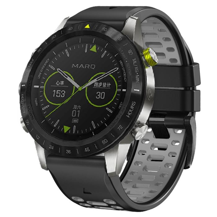 Bild 4,  Klockarmband 26 mm Dual-Color Robust Svart/Grå - Teknikhallen.se
