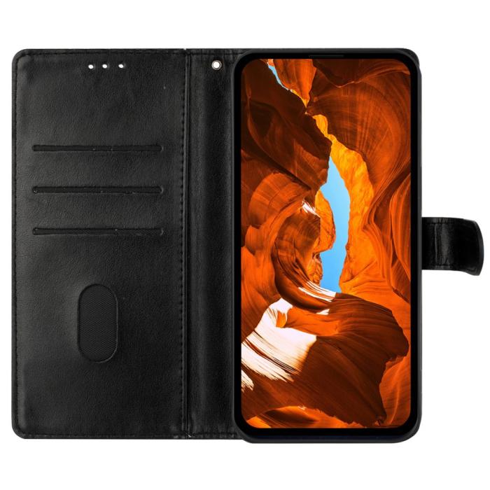 Bild 2,  Samsung Galaxy A16/A26 5G Fodral Med Blommigt Tryck Svart - Teknikhallen.se