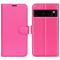  Google Pixel 8 Pro Fodral Litchi Textur Rosa - Teknikhallen.se