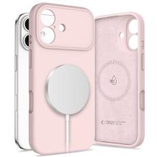 Tech-Protect Tech-Protect iPhone 17 Skal MagSafe Silicone Pink Pearl - Teknikhallen.se