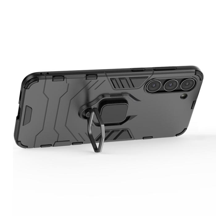 Bild 3,  Samsung Galaxy S23 Skal Hybrid Ring Svart - Teknikhallen.se