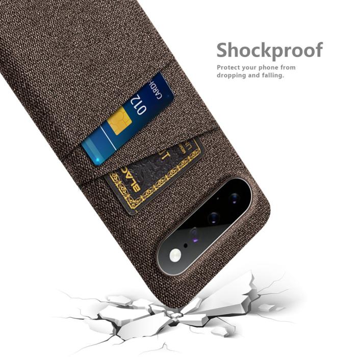 Bild 4,  Google Pixel 11 Pro XL Skal Med Kortfack Brun - Teknikhallen.se