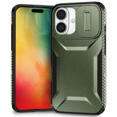  iPhone 16 Plus Skal CamShield Hybrid Gr&ouml;n - Teknikhallen.se