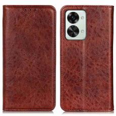  OnePlus Nord 2T 5G Fodral Flip L&auml;der Brun - Teknikhallen.se