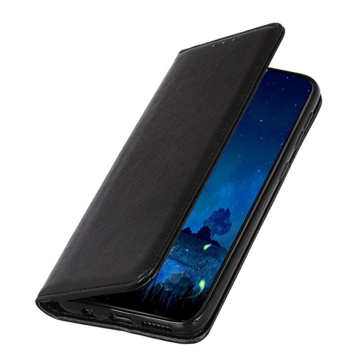 Bild 5,  OnePlus Nord 2T 5G Fodral Flip Läder Svart - Teknikhallen.se