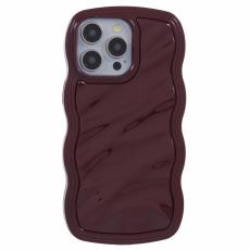  iPhone 14 Pro Max Mobilskal Wavy Textur Vinr&ouml;d - Teknikhallen.se