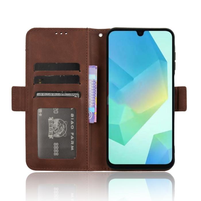 Bild 3,  Samsung Galaxy A16 Fodral Med Avtagbart Kortfodral Brun - Teknikhallen.se