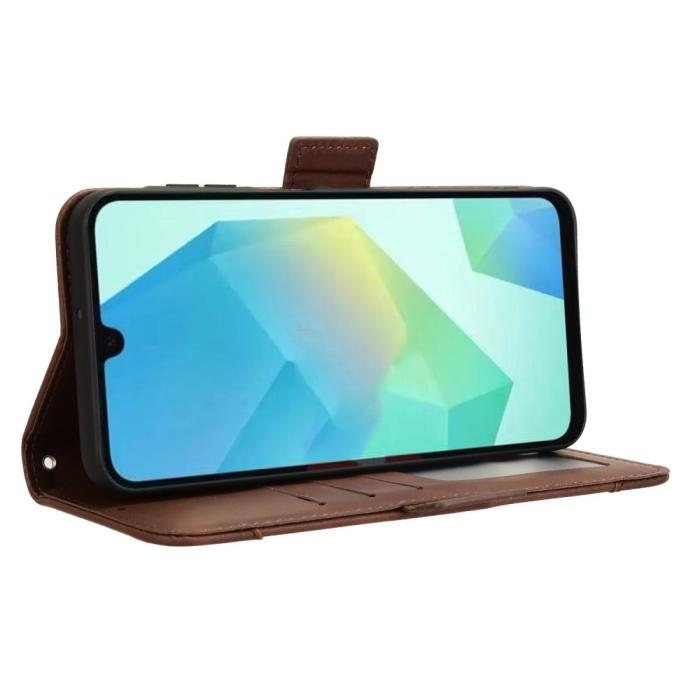 Bild 4,  Samsung Galaxy A16 Fodral Med Avtagbart Kortfodral Brun - Teknikhallen.se