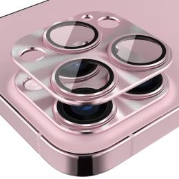 ENKAY ENKAY iPhone 14 Pro / 14 Pro Max Linsskydd Aluminium Rosa - Teknikhallen.se