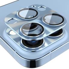 ENKAY ENKAY iPhone 14 Pro / 14 Pro Max Linsskydd Aluminium Bl&aring; - Teknikhallen.se