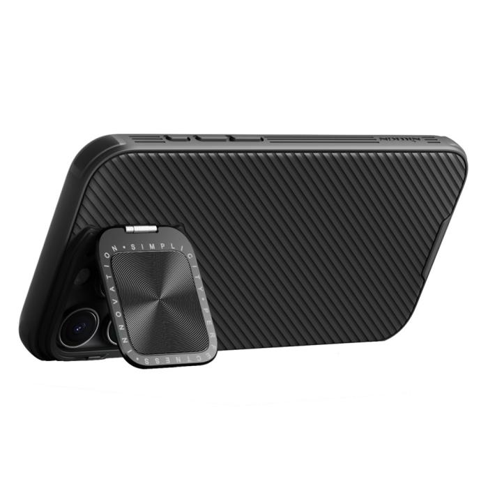Bild 3, NILLKIN NILLKIN iPhone 16 Pro Max Skal CamShield Prop Kickstand Svart - Teknikhallen.se