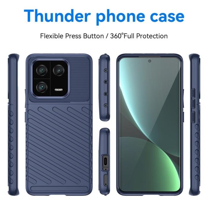 Bild 2,  Xiaomi 13 Pro 5G Skal Twill Textur Blå - Teknikhallen.se