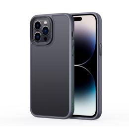  iPhone 15 Pro Max Skal Frostad Hybrid Grå - Teknikhallen.se