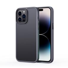  iPhone 15 Pro Max Skal Frostad Hybrid Gr&aring; - Teknikhallen.se