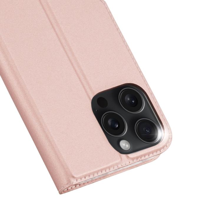 Bild 4, DUX DUCIS DUX DUCIS iPhone 16 Pro Fodral Skin Pro Series Roséguld - Teknikhallen.se