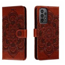  Samsung Galaxy A24 5G Fodral Mandala L&auml;der Brun - Teknikhallen.se