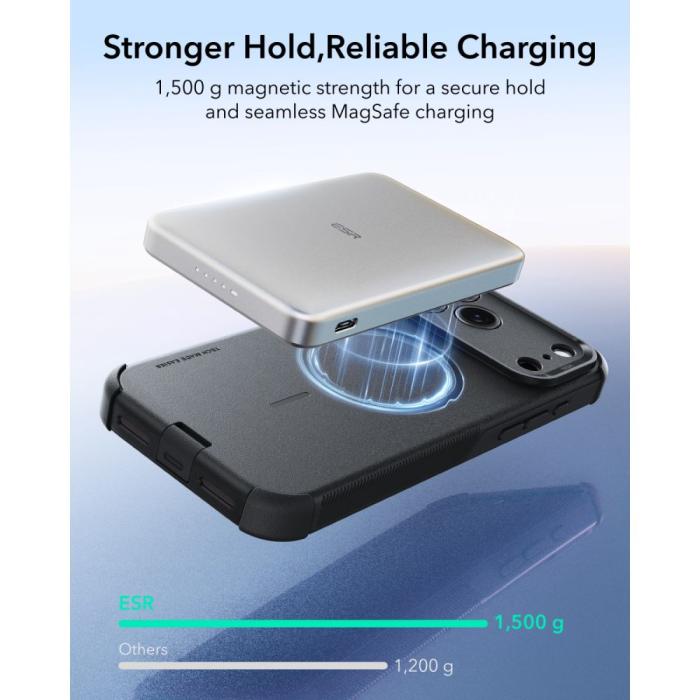Bild 6, ESR ESR iPhone 18 Pro Max / 17 Pro Max Skal MagSafe Cyber Tough - Teknikhallen.se