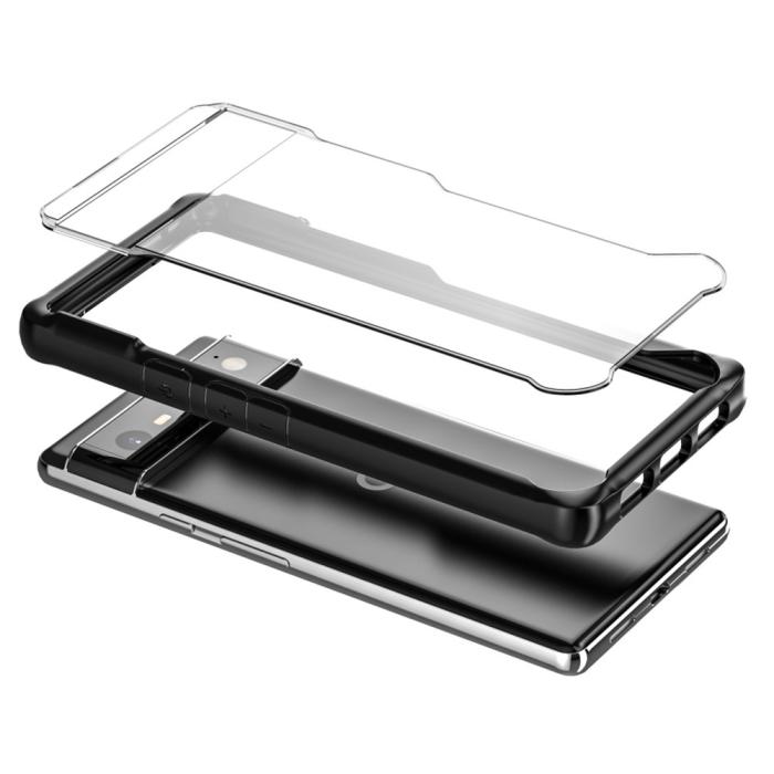 Bild 2,  Google Pixel 7 Skal Akryl/TPU Shockproof Svart - Teknikhallen.se