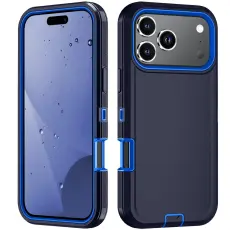  iPhone 17 Pro Skal Extreme Shockproof Hybrid Bl&aring; - Teknikhallen.se