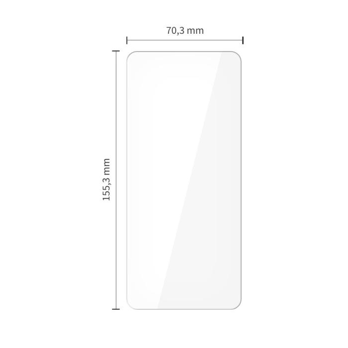 Bild 2, Tech-Protect T-P Motorola Edge 60/60 Pro/60 Fusion 2-PACK Skärmskydd HydroFlex+ - Teknikhallen.se
