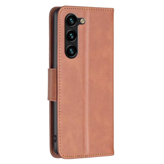 Bild 5,  Galaxy S25 Plus / S24 Plus Fodral Solid Shark Läder Brun - Teknikhallen.se