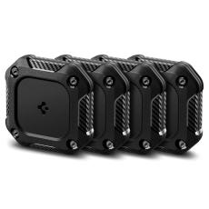 Spigen Spigen Apple AirTag 2 / 1 4-PACK H&aring;llare Tough Armor Svart - Teknikhallen.se