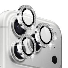 NORTHJO NORTHJO iPhone 17 Pro/17 Pro Max Linsskydd Strass Silver - Teknikhallen.se