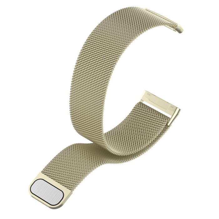 Bild 3,  Fitbit Versa 4/Sense 2 Armband Milanese Loop Guld - Teknikhallen.se