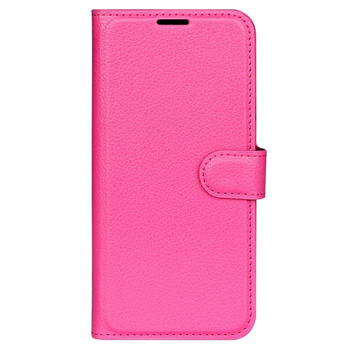 Bild 5,  Google Pixel 8 Pro Fodral Litchi Textur Rosa - Teknikhallen.se
