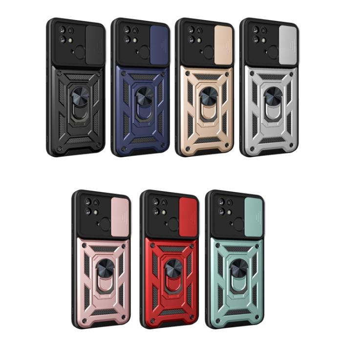 Bild 2,  Xiaomi Redmi 10C Skal Hybrid CamShield Roséguld - Teknikhallen.se