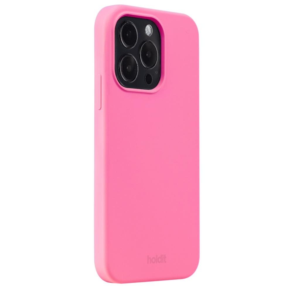 holdit holdit iPhone 14 Pro Skal Silikon Bright Pink - Teknikhallen.se