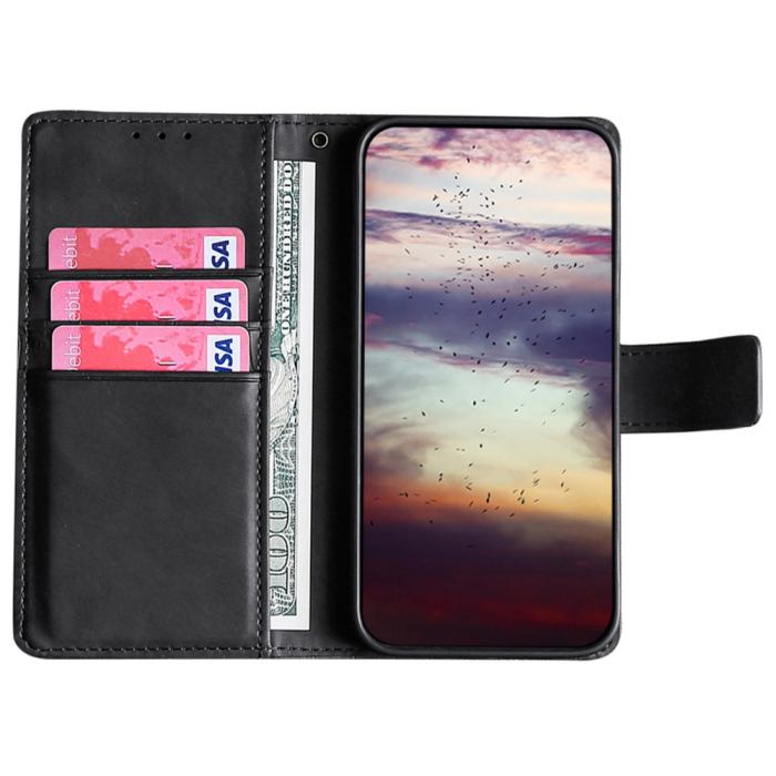 Bild 3,  Sony Xperia 10 IV Fodral Krokodil Textur Svart - Teknikhallen.se