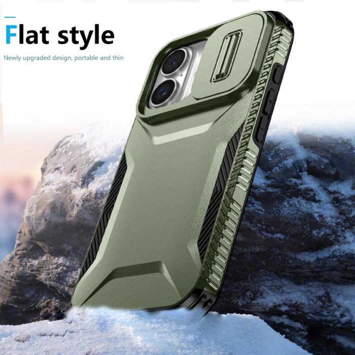 Bild 5,  iPhone 16 Plus Skal CamShield Hybrid Grön - Teknikhallen.se