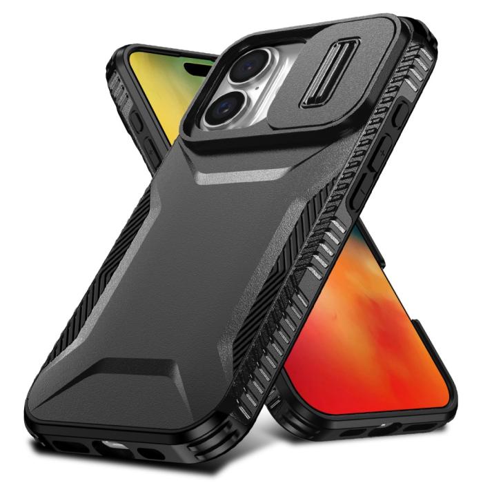 Bild 2,  iPhone 16 Plus Skal CamShield Hybrid Svart - Teknikhallen.se