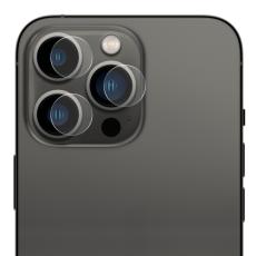 ENKAY ENKAY iPhone 14 Pro / 14 Pro Max Linsskydd H&auml;rdat Glas - Teknikhallen.se