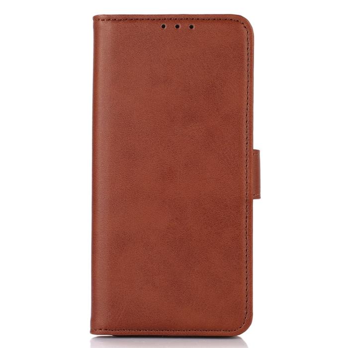 Bild 5,  Sony Xperia 10 VI Läder Fodral Läder Solid Brun - Teknikhallen.se