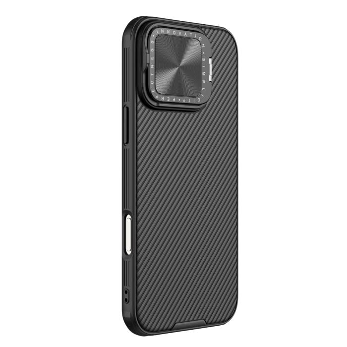 Bild 4, NILLKIN NILLKIN iPhone 16 Pro Max Skal CamShield Prop Kickstand Svart - Teknikhallen.se