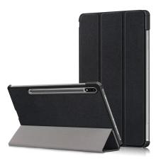  Galaxy Tab S7 FE/S7 Plus/S8 Plus Tri-Fold L&auml;der Fodral Svart - Teknikhallen.se