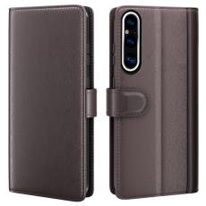  Sony Xperia 1 V Fodral Premium Split L&auml;der Brun - Teknikhallen.se