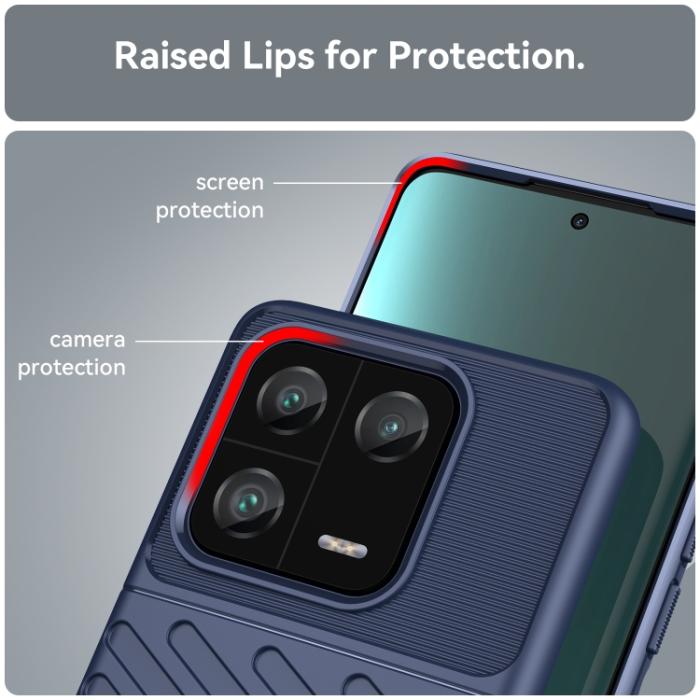 Bild 6,  Xiaomi 13 Pro 5G Skal Twill Textur Blå - Teknikhallen.se